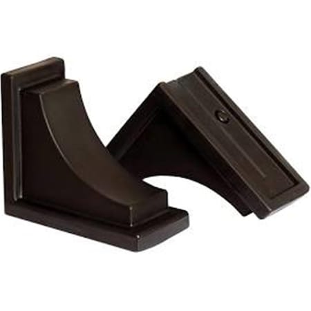 Lawnitator Nantucket Decorative Brackets, Espresso, 2PK LA2621804
